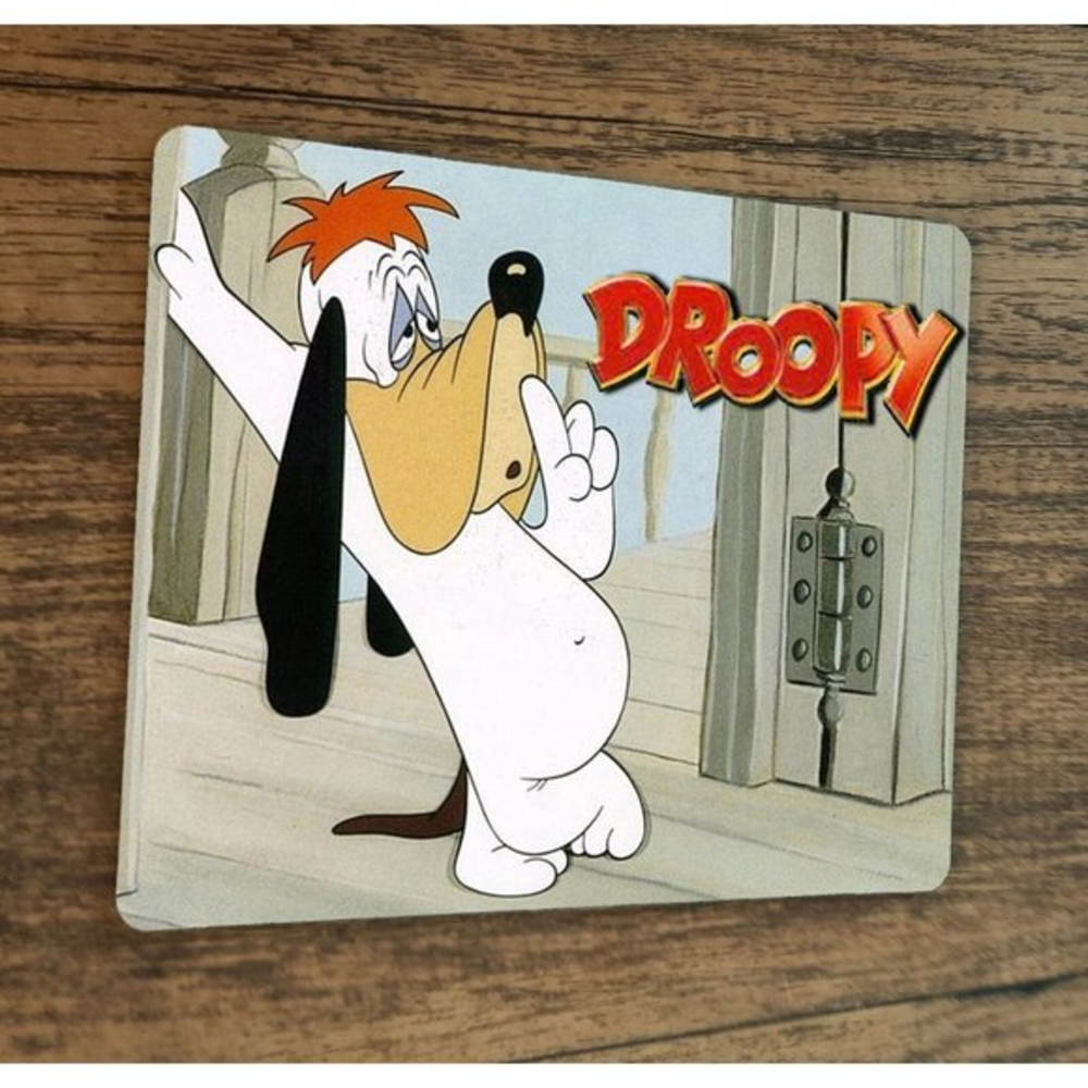 Droopy Dog‎ Classic Cartoon Mouse Pad